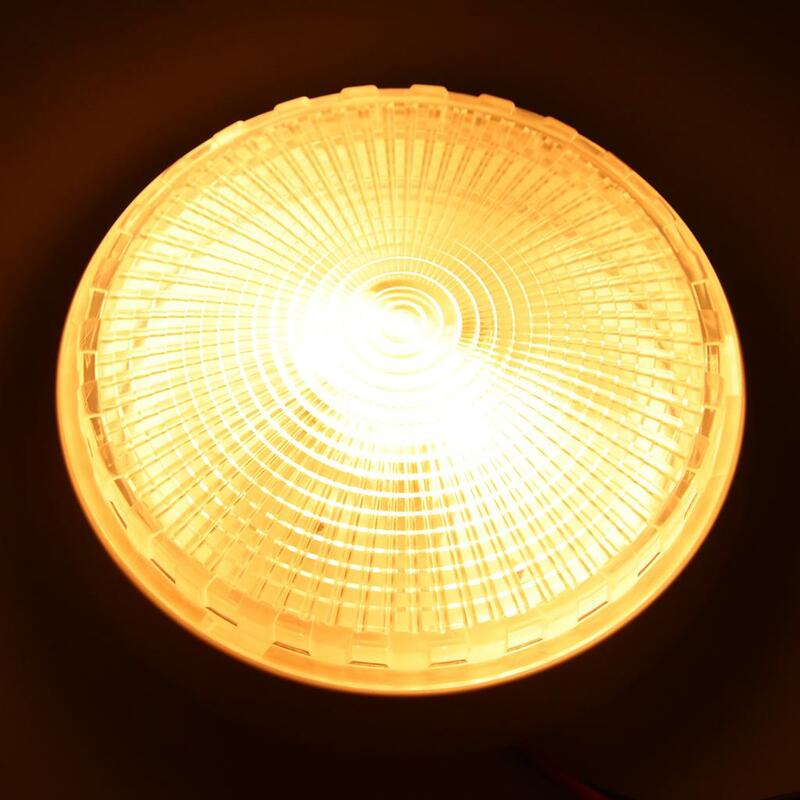 โคมไฟโดมตกแต่งภายใน LED หลังคาทรงกลม5นิ้วสำหรับรถยนต์ RV รถเรือ