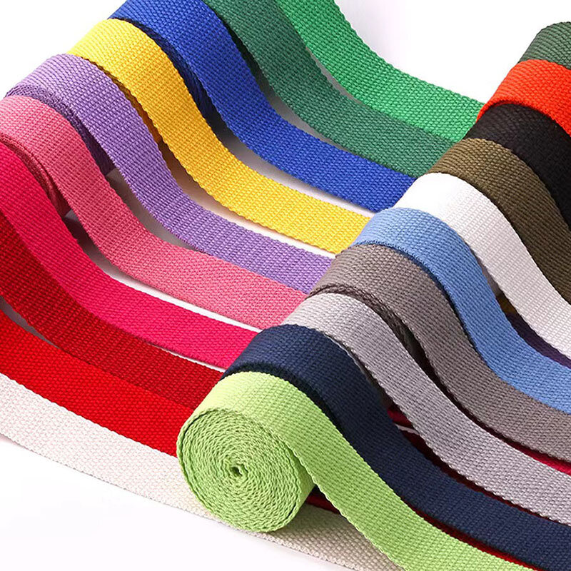 5m Baumwolle Gurtband Hosenträger Handwerk liefert DIY dekorative Näh stoff Handwerk Nylon Gurtband Haustier Seil Rucksack Zubehör