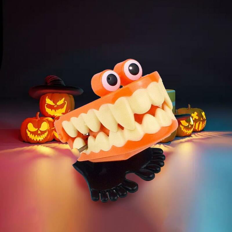 Nakręcana zabawka wielkie oczy skacząca proteza edukacyjna mechaniczna zabawka Halloween dekoracja na prezent na Halloween nakręcana zabawka
