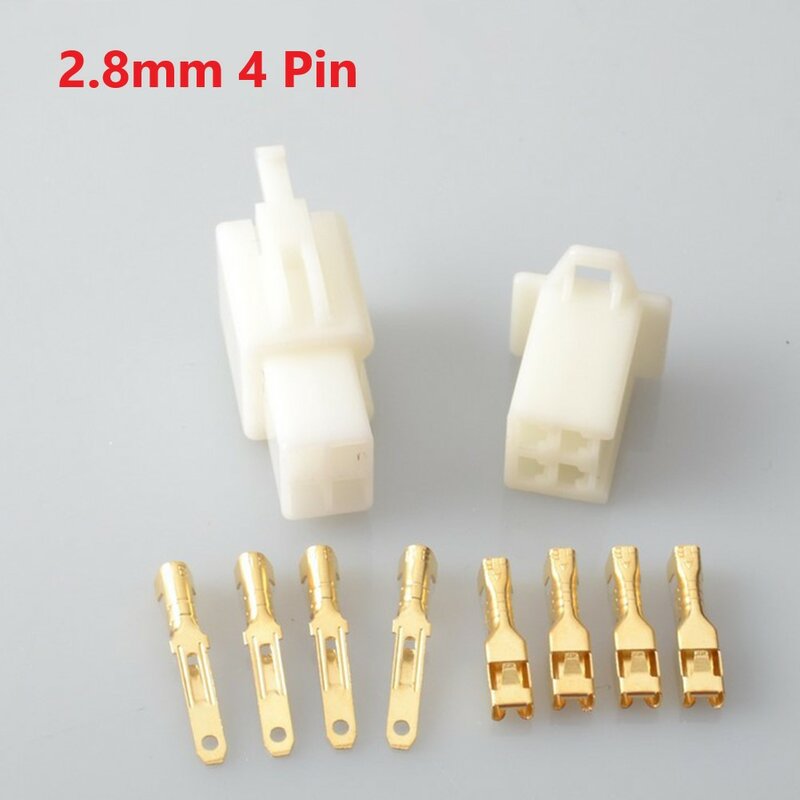 White High Frequency Universal High Quality Socket Connector Terminal Socket Pin Connector 6 Pin 2 Pin 2.8mm 3 Pin