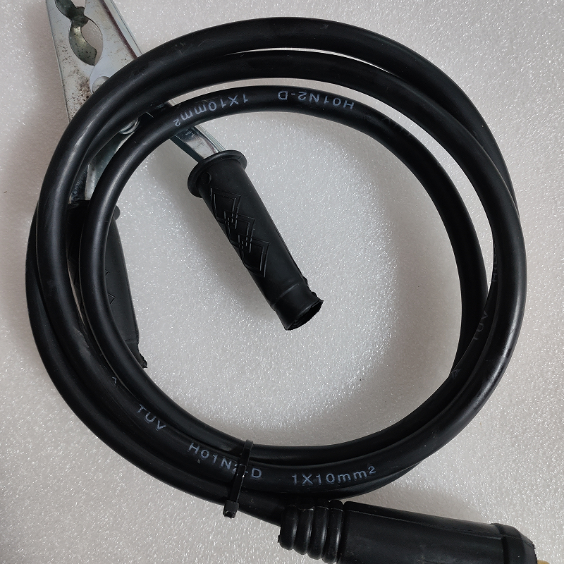 Grosir 300A Set klip klem bumi Las tanah pemegang elektroda kualitas tinggi aksesori Las zx7/Arc/MMA dengan kabel