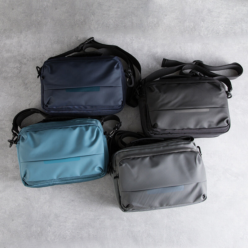 Men's Casual Crossbody Shoulder Bag, Waterproof and Trendy Business Messenger Bag, Chest Bag, Tablet Computer Crossbody Bag