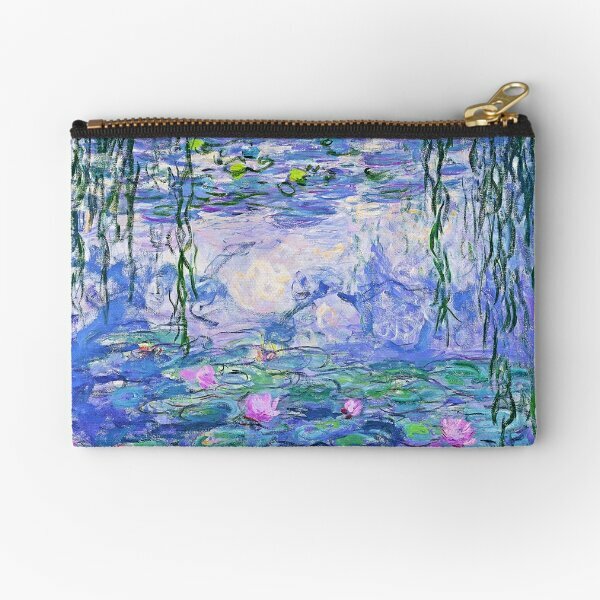 Claude Monet Waterlelies Rits Zakjes Munt Pure Sokken Ondergoed Portemonnee Tas Sleutel Opbergen Cosmetische Kleine Slipjes Verpakking