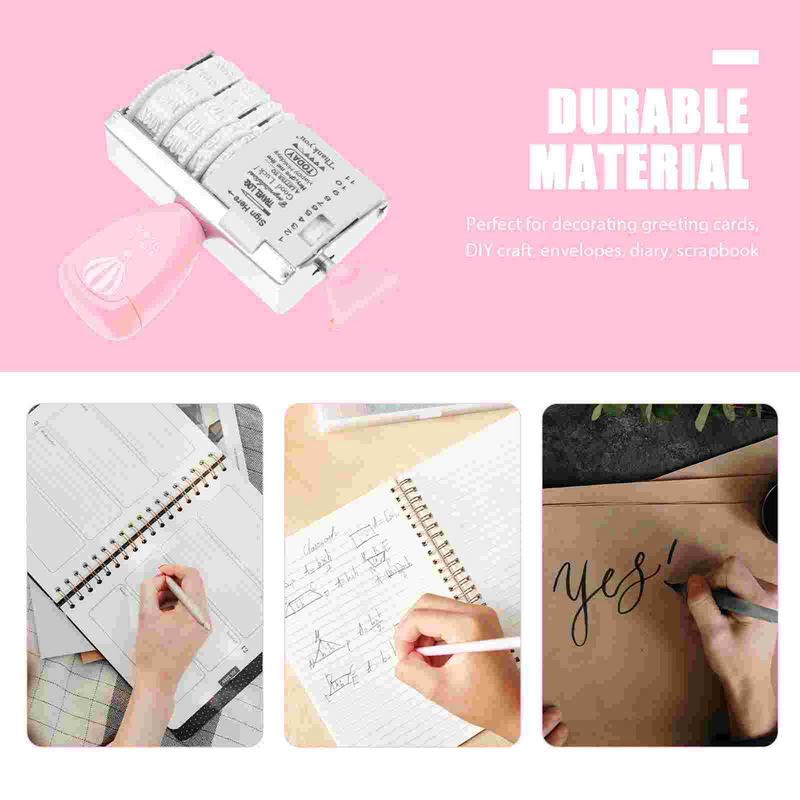 Seal Self Inking Date Stamp with and Words for Scrapbooking Postage Stamps Portable