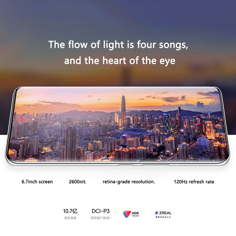 HONOR-Smartphone de tela curva 100 OLED, celular 5G, 6,7 ", Snapdragon 7, Núcleo Octa Gen3, Câmeras Triplas 50MP, Supercharge 100W