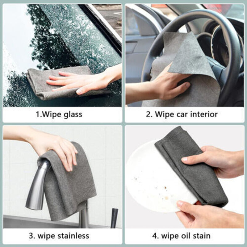 Fitment Clean Glass Water Absorption Microfiber Soft Texture Note Number Of Pieces Package Content Rag Reusable