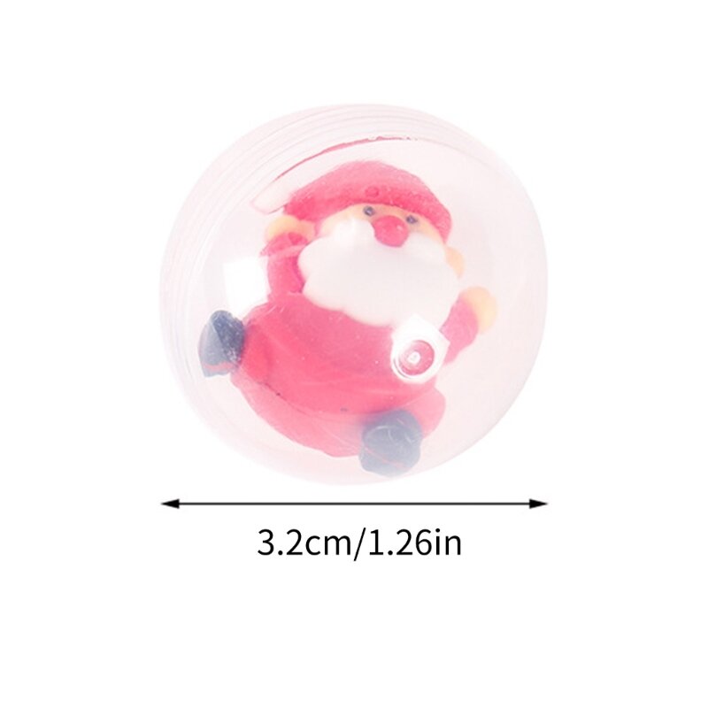 YYDS Lovely Christmas CapsulesToy Character Figurine for Child GoodieBag Fillers Classroom Reward Seasonal Holiday Supplies