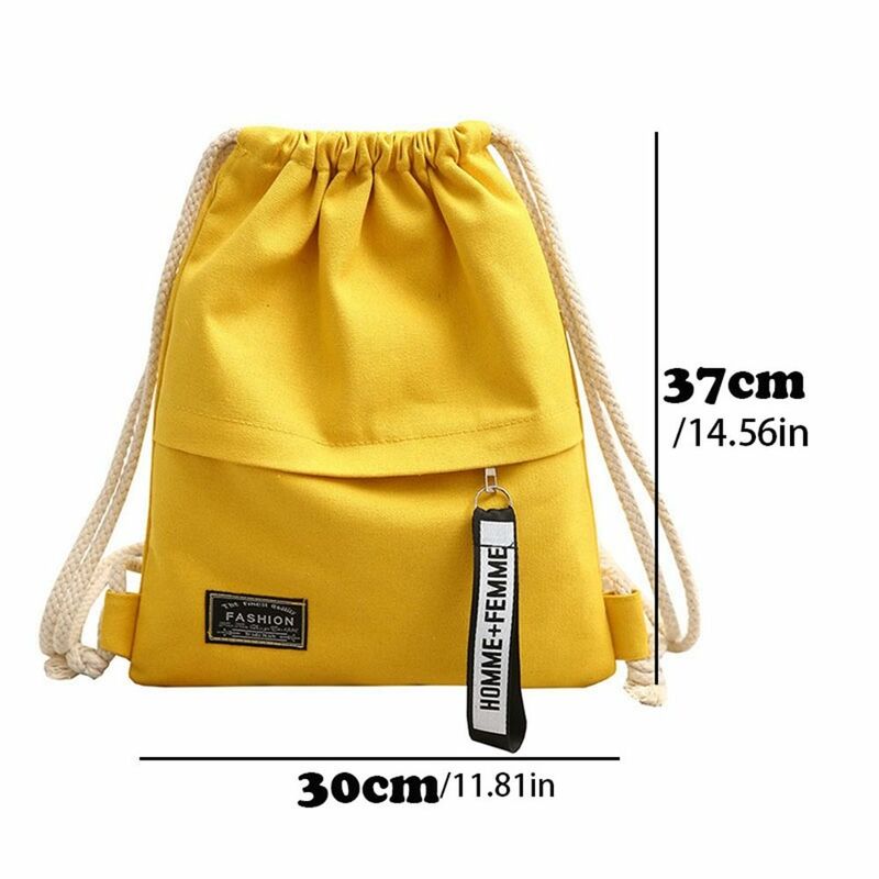 Sports Bag Fitness Bag Travel Bag Leisure Bag Bundle Pocket Outdoor Backpack Canvas Drawstring Bag Drawstring Pocket Knapsack