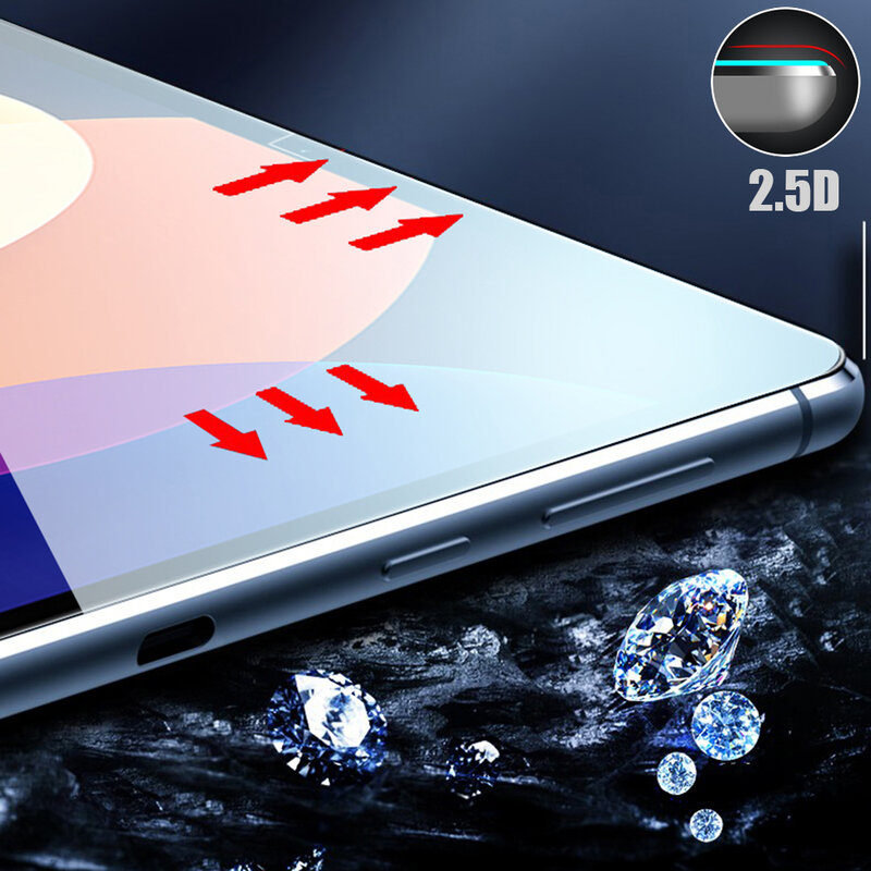 Tablet Película de vidro temperado para xiaomi pad 5 pro 11.0 "2021 prova explosão prevenção protetor de tela anti impressão digital 2 pcs