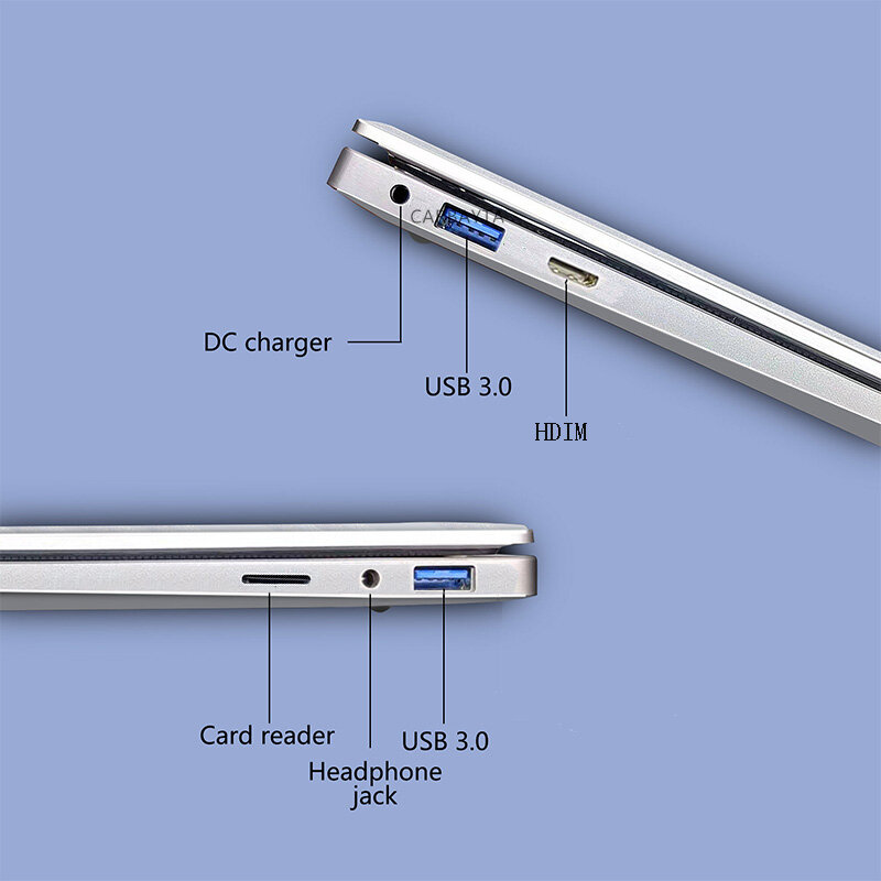 14,1 Inch RAM 6G DDR4 ROM 256GB M.2 SSD Windows 10 IPS laptop Intel Tragbare laptos Bluetooth HDMI student Notebook 5G Wiff