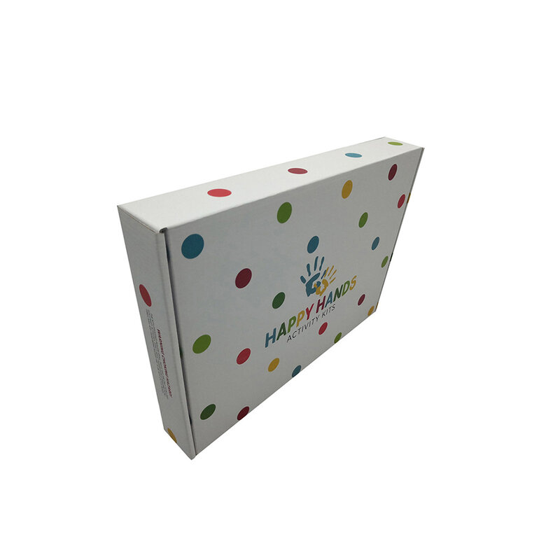 Kualitas Tinggi Profesional Kustom Membuat Pencetakan Logo Karton Bergelombang Kemasan Warna Mailer Kotak Pengiriman untuk Mainan Anak-anak