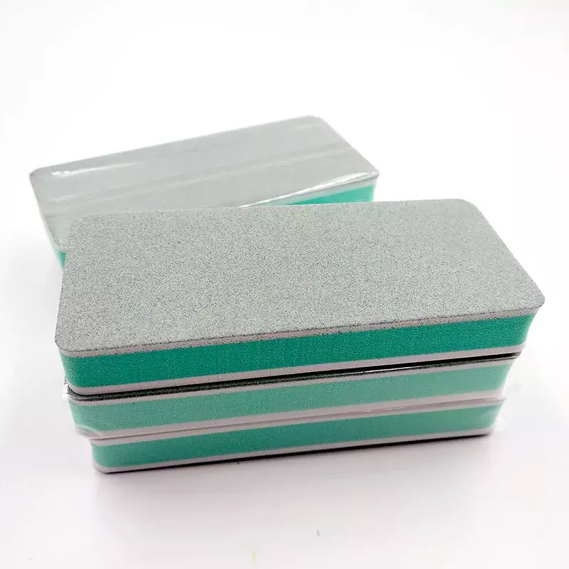 5 pçs lote dupla-face mini blocos de arquivo de unhas portátil colorido esponja polonês lixa buffer tiras polimento manicure ferramentas