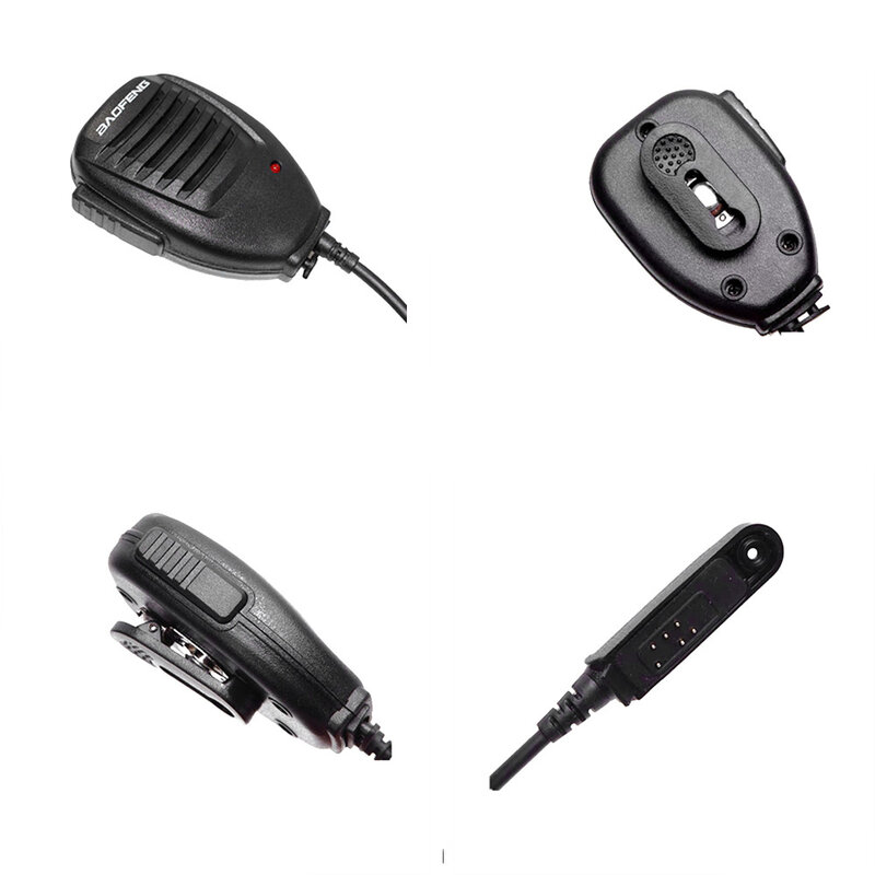 Micrófono PTT para Baofeng BF-UV9R, walkie-talkie con altavoz, UV9R, BF-A58, A58, UV-XR, GT-3WP, BF-9700 Plus