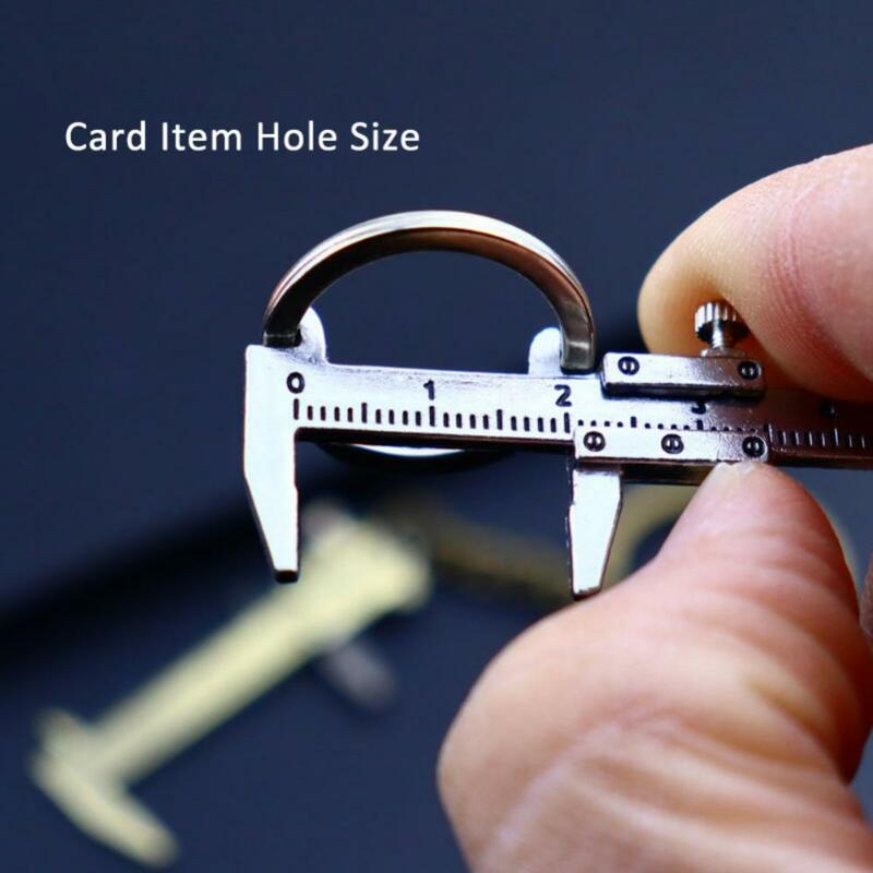 Портативный мини-штангенциркуль, брелок для ключей, 0-40 мм, 1/3/5 шт.