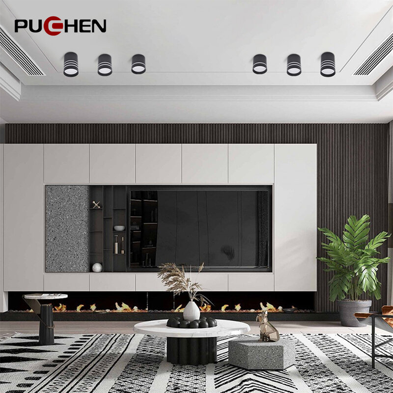 Puchen-Luz LED descendente impermeable IP65, luz de techo decorativa para el hogar, montada en superficie, para exteriores, Baño, Dormitorio, estudio