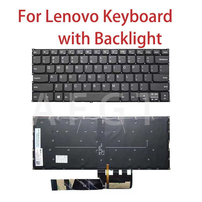Teclado retroiluminado Original para Lenovo Xiaoxin 530, 14, 730, 13, 530, 15, 530S-14IKB AIR, 14IKB, flex6-14, negro de EE. UU.