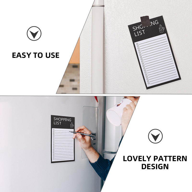 Grocery List For Fridge Magnetic Memo Pad Convenient Magnetic Backing Notepad