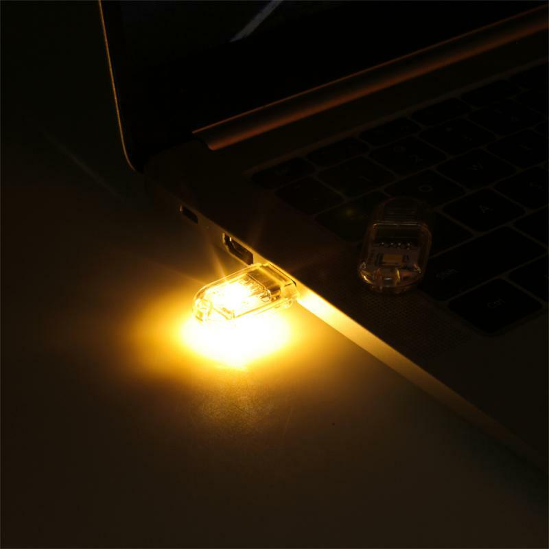USB แบบพกพาไฟ LED Mini Light อ่านตารางแสง Night Light Eye Protection สำหรับ Power Bank แล็ปท็อปโน้ตบุ๊ค PC คอมพิวเตอร์