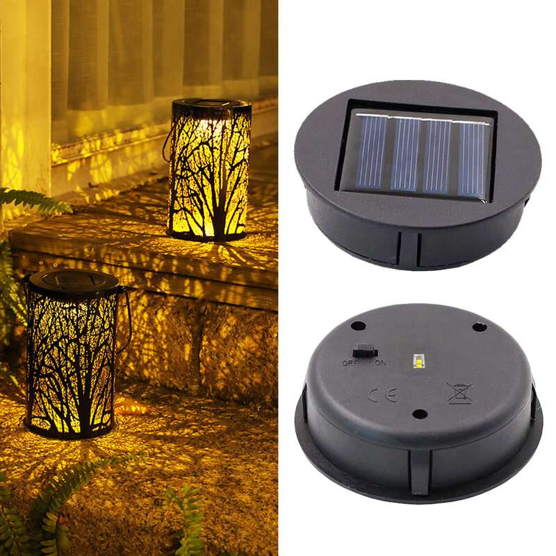 LED電球付き屋外ヤードパネル,庭の装飾,電池ボックス,ソーラーライトの交換,トップアクセサリー,DIYスペア修理,2個