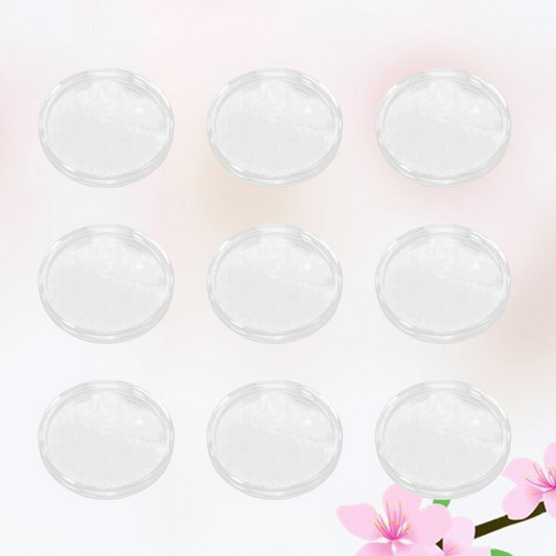 50 PCS Coin Capsule Coins Collecting Supplies Clear Stand Collection Storage Case
