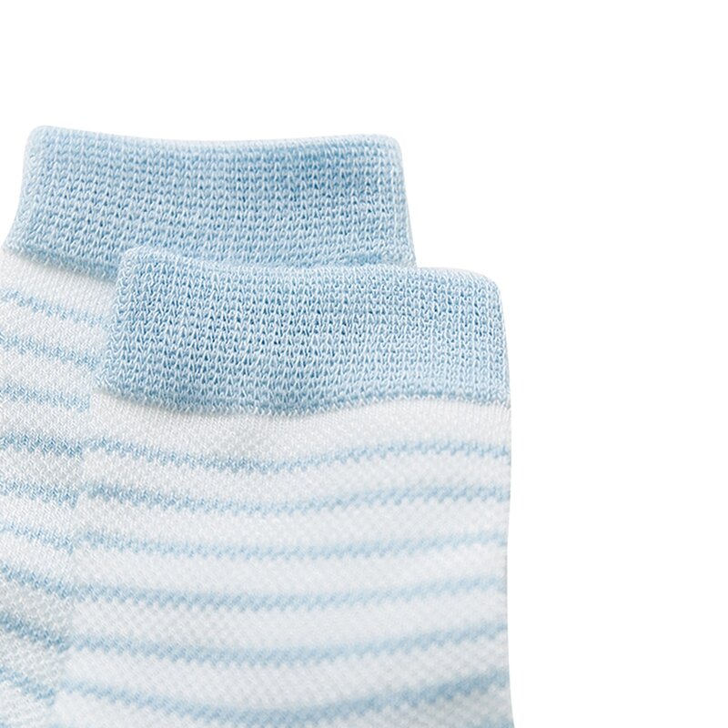 Kaus kaki katun anak laki-laki dan perempuan, kaus kaki bayi lembut bernapas jaring tipis untuk balita dan anak-anak