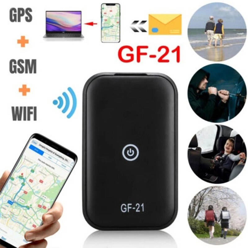 2G 미니 GPS 추적기 로케이터, 와이파이 포지셔닝, 무선 GSM 도난 방지, 즉시 차량 차량, 어린이 추적 장치, GF21 GF09 GF07