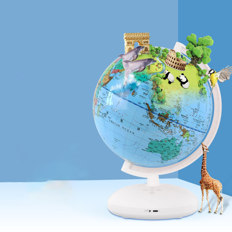 Smart World Globe Ar Augmented Reality Interaktive Globus zum Erkunden beleuchteter Ar Globe zum Lernen