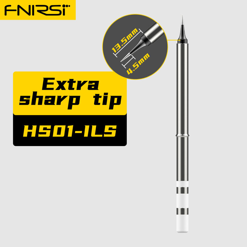Żelazne wiertło lutowania HS-01 FNIRSI HS01-BC2 B2 ILS KR K65 BC3 zestaw do ogrzewania wewnętrznego bez ołowiu stacji lutowniczej