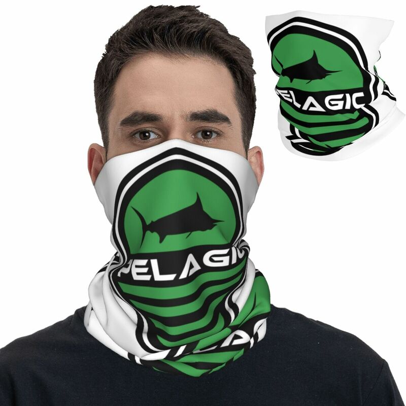 Шарф-маска с принтом рыбы, для мужчин и женщин