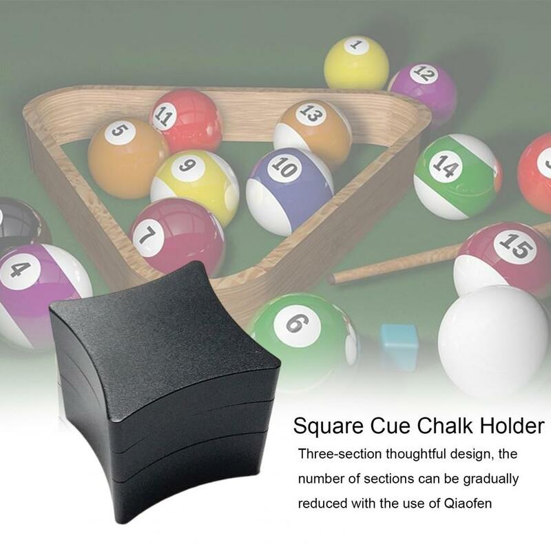 Magnetic Cue Tip Chalk Holder Portable Magnetic Pool Cue Chalk Holder Aluminum Alloy Snooker Chalk Box Carrier Case for Billiard
