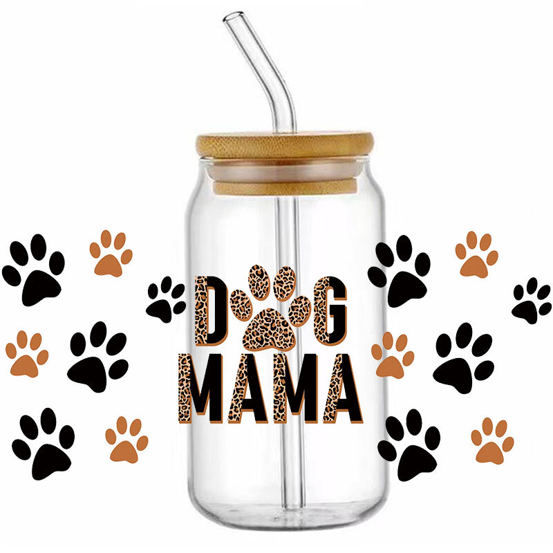 MAMA UV DTF Transfer Sticker For Wraps Cup DIY Waterproof Custom Decals