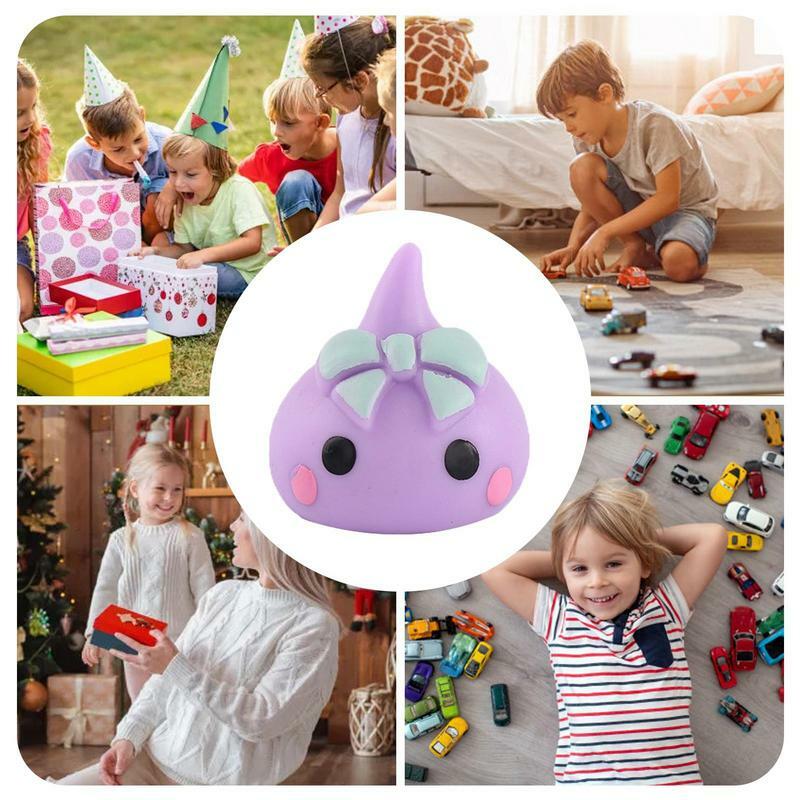 Stress Squeeze Toy infantil, boneca Squeezable Prank, brinquedos criativos Tricky Gag, bola sensorial, aniversário de Páscoa e Natal