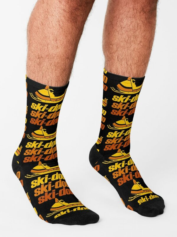 Винтажные носки для снегоходов Ski Doo, эстетические аргентинские чулки, мужские дизайнерские мужские носки для женщин