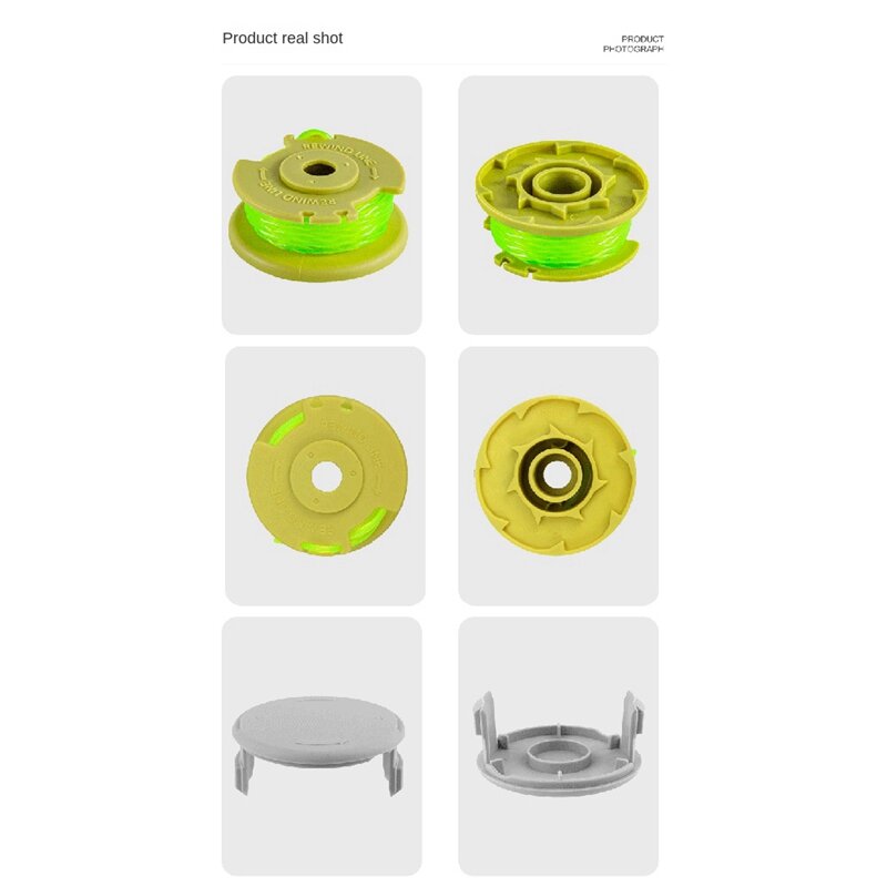 4 Packs For Ryobi RYOBI Mower Spool AC80RL3/AC14HCA Mowing Rope Mowing Rope Replacement Spare Parts Accessories