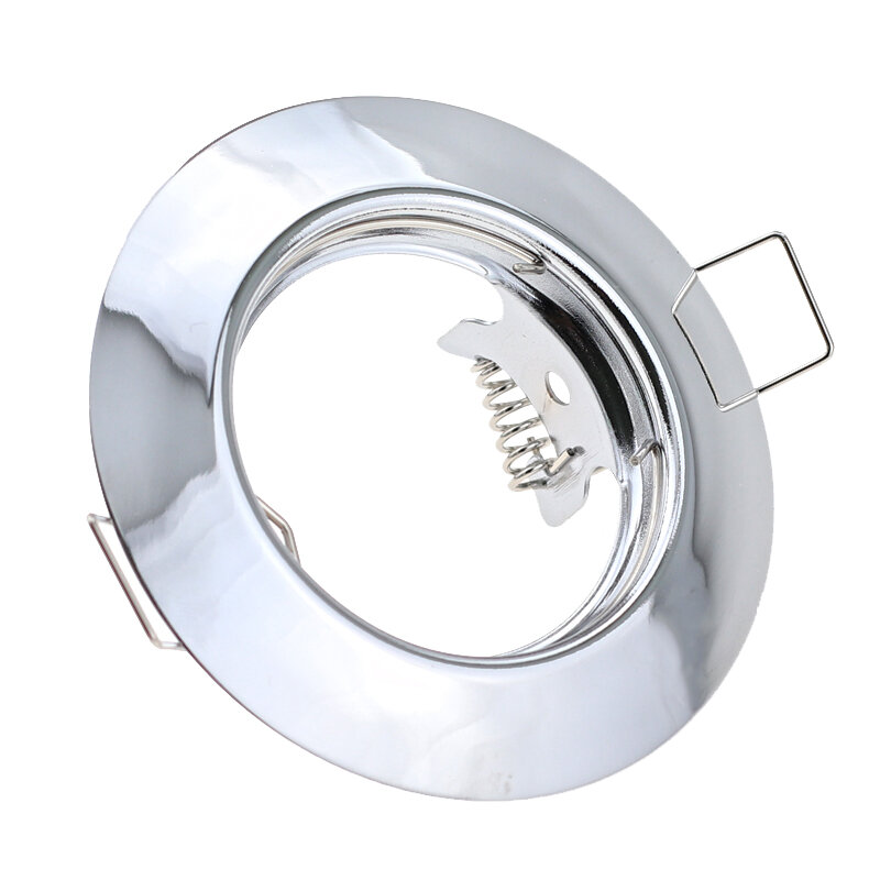 12pcs Round Led Downlights  Cutout 55mm Fitting Ceiling Recessed GU10/MR16 Socket Halogen Lamp Holder Base Fitting Fixtures