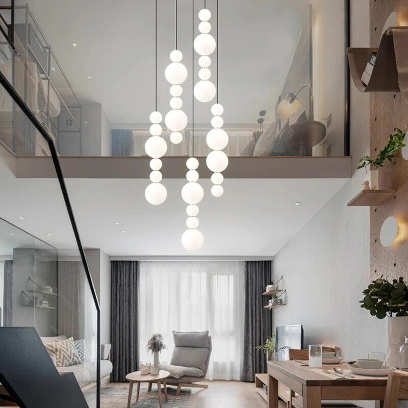 Nordic Pendant Lamp for Home Decor, Luzes da sala de jantar, Iluminação interior, Lâmpada do teto, Luz de suspensão, Lustre, Sala de estar