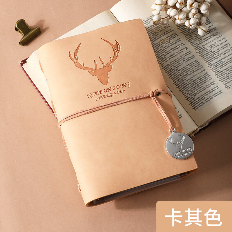 Podręcznik luźny liść odpinany śliczny japoński prosty literacki studentka Notebook