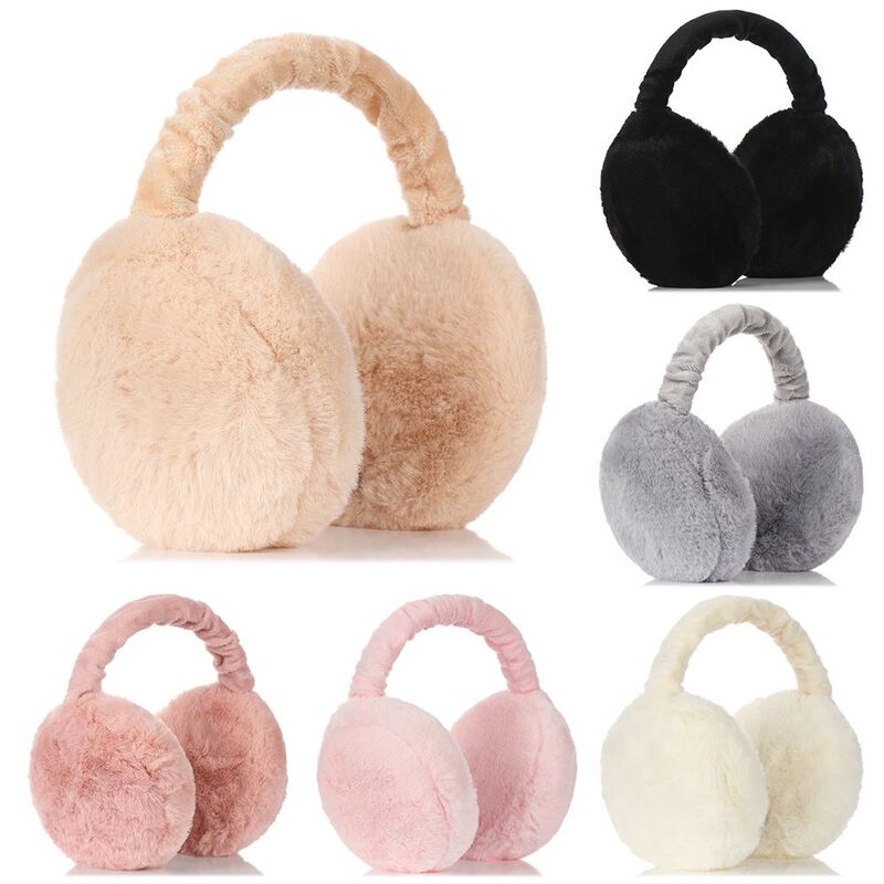 Fashion Warmer Autumn And Winter Solid Color Ear Cover Earflaps Women Earmuffs