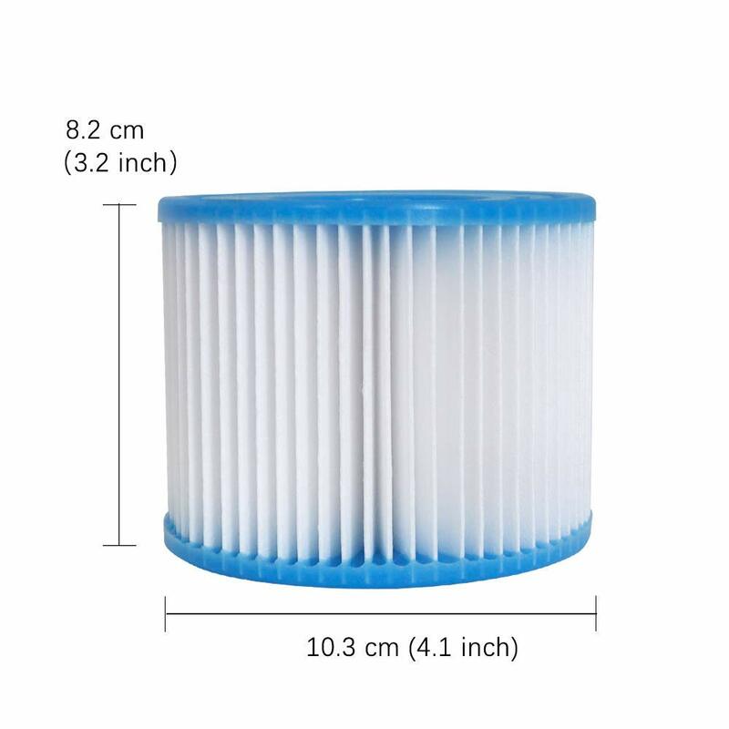 Hot Tub Filter Cartridge Poolfilter Type Size VI For Bestway Lay-Z-Spa 90352E 58323 Replacement Swimming Pool Filter