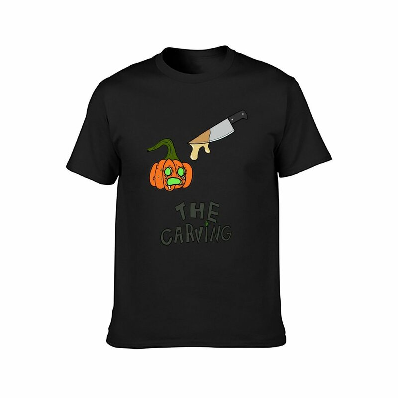 The CARVING 애니메이션 티셔츠, 맞춤형 운동 셔츠, 여름 탑