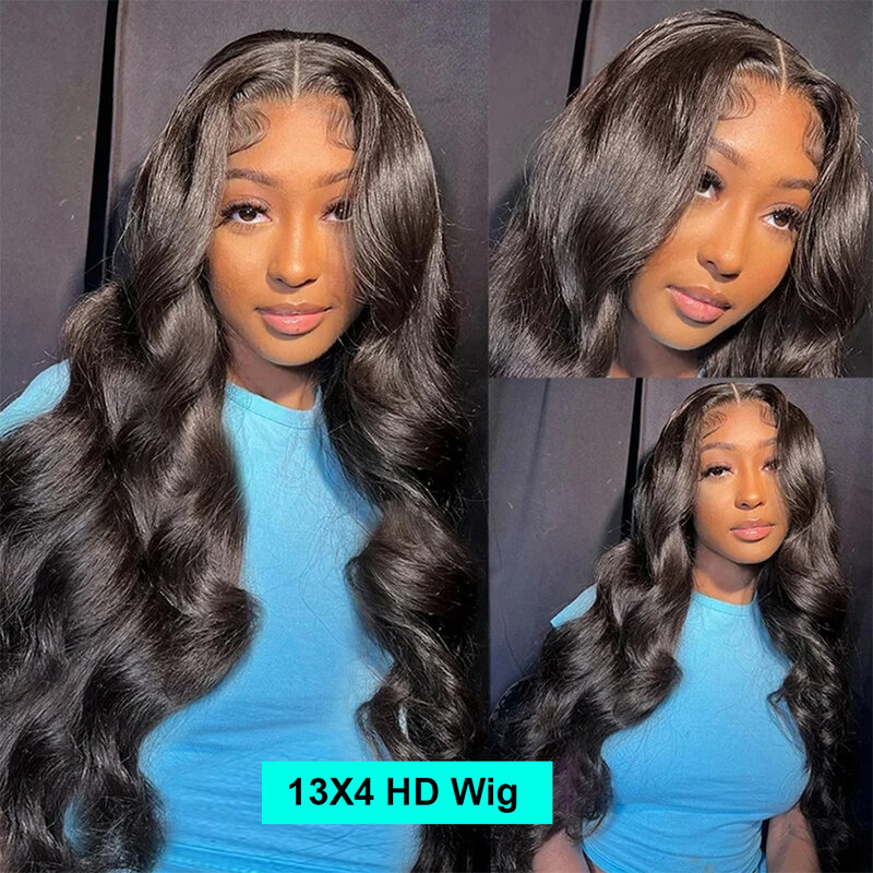 Парик на сетке тела Wave 360 HD, парик на сетке 13x6 HD, парик на сетке 13x4 HD, прозрачный бразильский парик на 180% натуральных волосах Remy для черных женщин