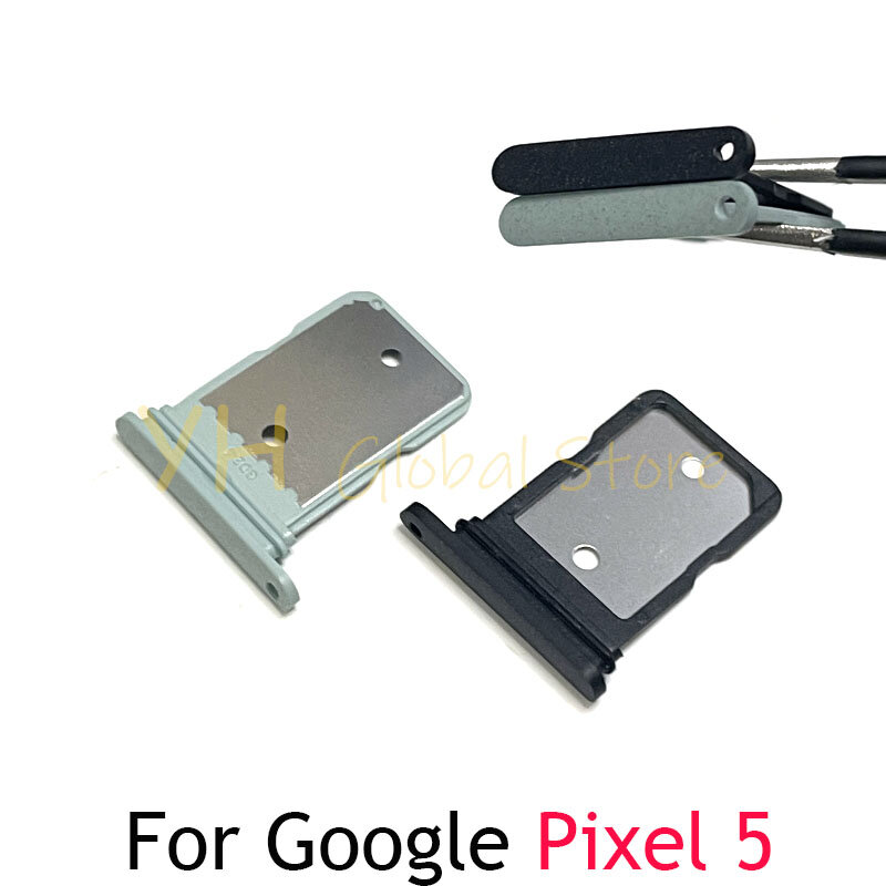 10 pezzi per Google Pixel 4A 4 XL 5 5A 6 Pro 7 Slot per schede Sim supporto per vassoio parti di riparazione della scheda Sim