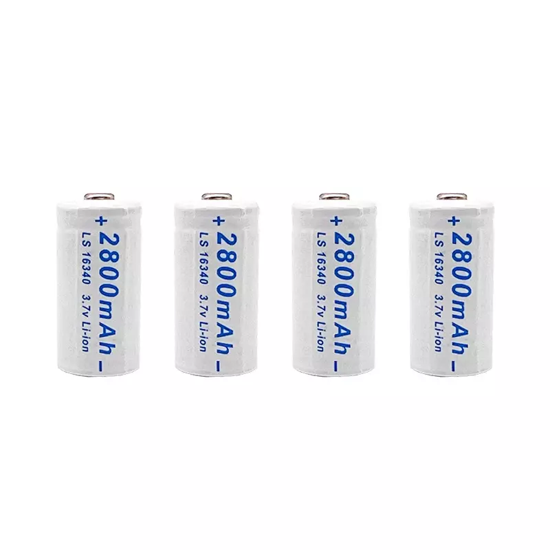 Batterie lithium-ion aste pour caméra de sécurité, chargeur L70 Plus, CR123A, RCR 2024, ICR 123, 16340 mAh, 2800 V, nouveau, 3.7