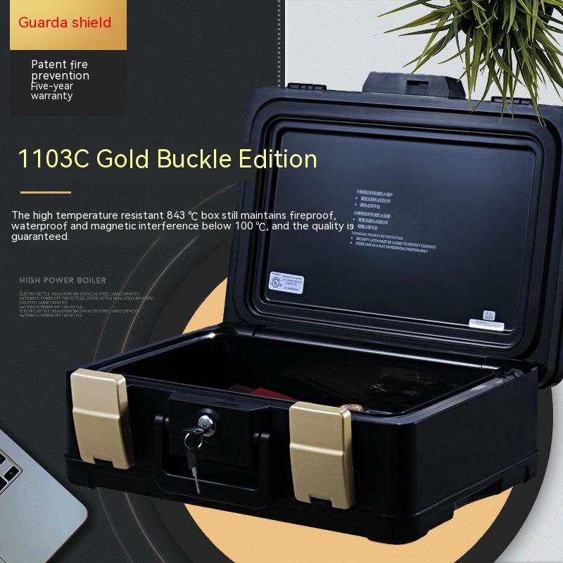 Safes & Door Locks Fire Safe Waterproof Safe Box Chest with Carry Handle