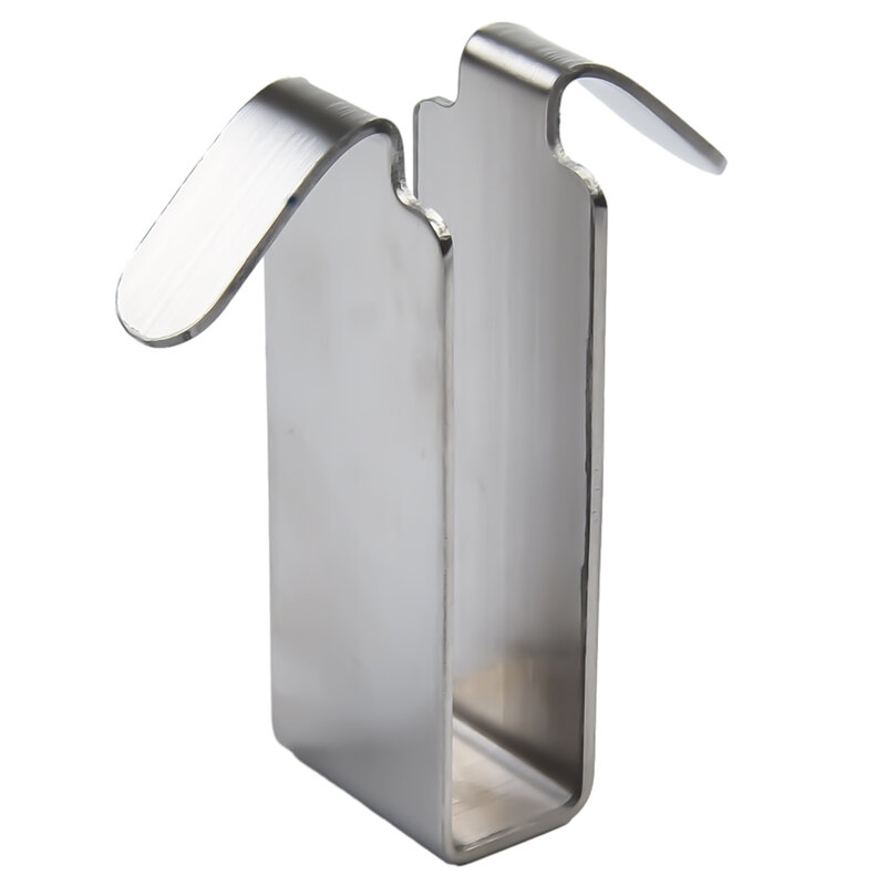 Double Hooks For Glass Shower Door Towel Hook Over The Bathroom Glass Wall Up 304 Stainless-Steel No-Punch Hook
