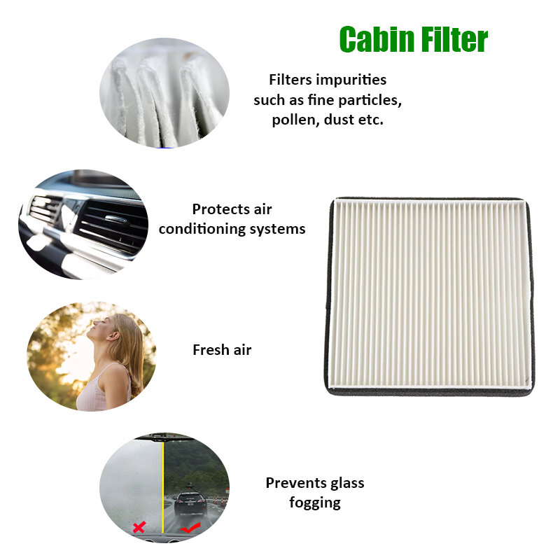 2 sztuk/1pc filtr powietrza kabiny samochodu dla MAXUS V80 2.5D 2010- C00013619 F00000365 dla LDV V80 2015-wysoka jakość