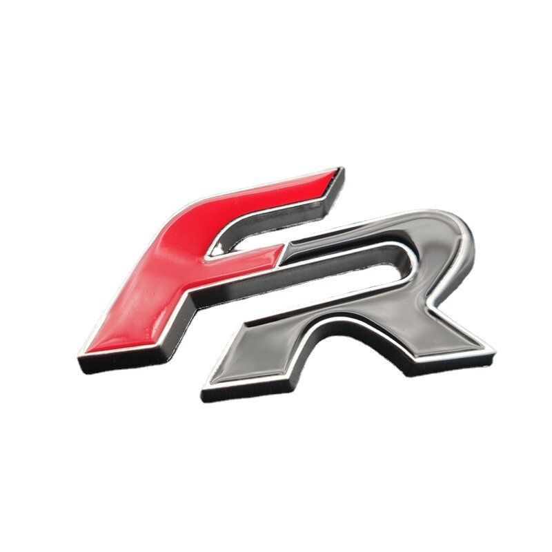 Distintivo dell'emblema dell'autoadesivo dell'auto 3D FR in metallo per Seat Leon FR + Cupra Ibiza Altea Exeo Formula accessori per auto da corsa Car Styling