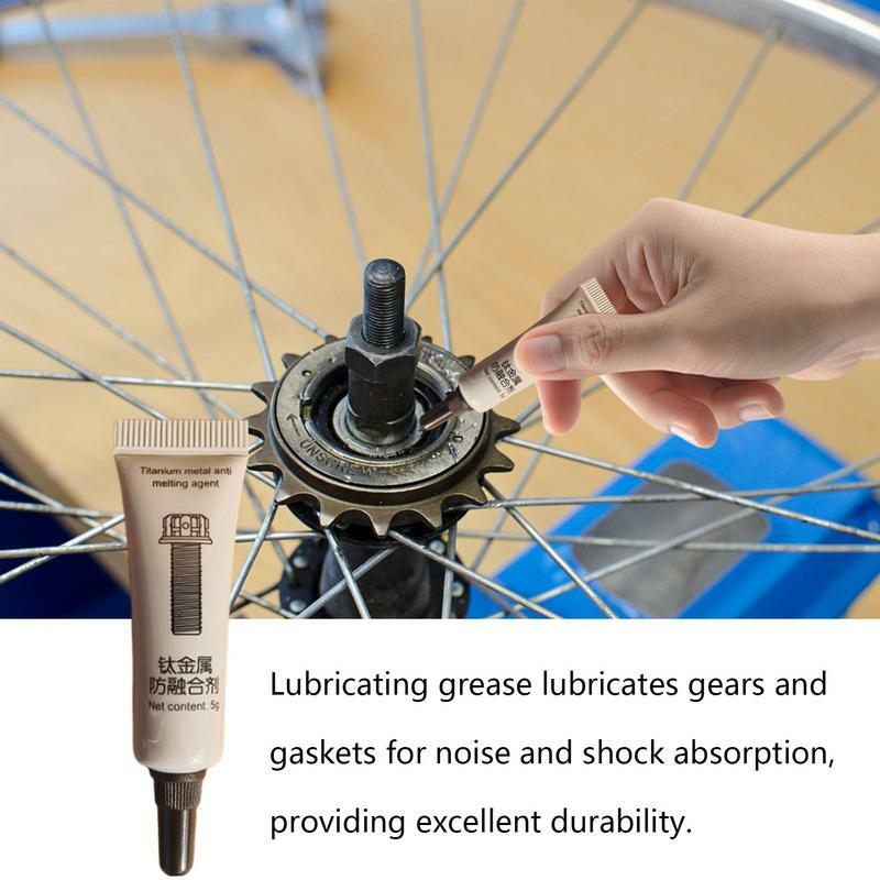 Impermeável alta resistência bicicleta graxa tubo, titânio metal derreter solvente, duradouro, todos os fins, evitar a fusão de metal
