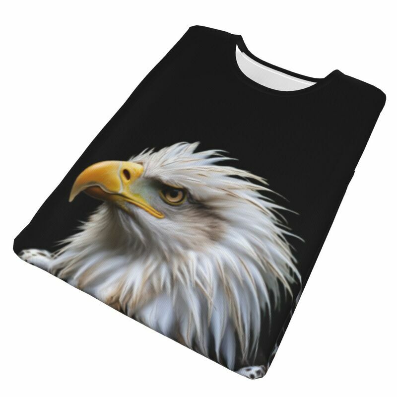 Camiseta de manga corta con estampado 3D de águila majestic para hombre, top de gran tamaño, fresco y transpirable, informal, a la moda, Y2K