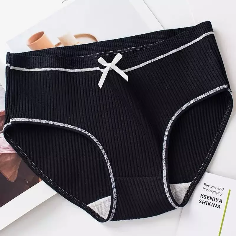 3PC Women Panties Spender Underwear Breathable Seamless Underwear Antibacterial Panty